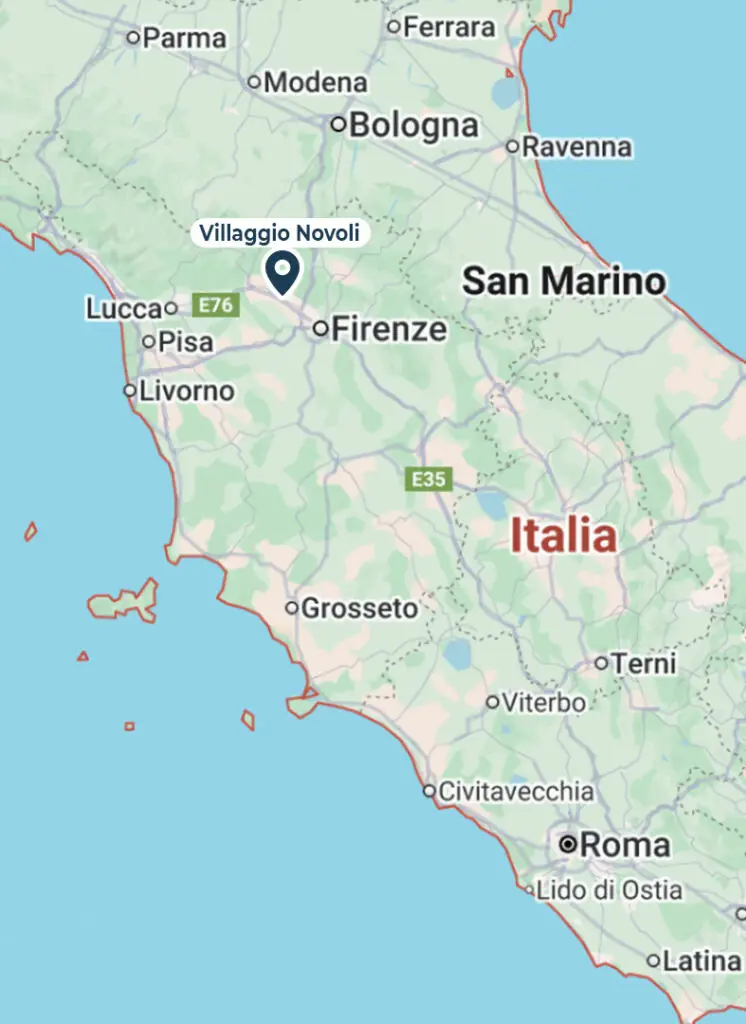 Mappa Villaggio Novoli Yourease